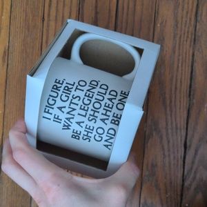 Nib girl power inspirational quote calamity Jane mug